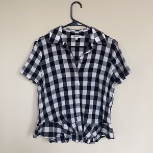 Madewell Gingham Top